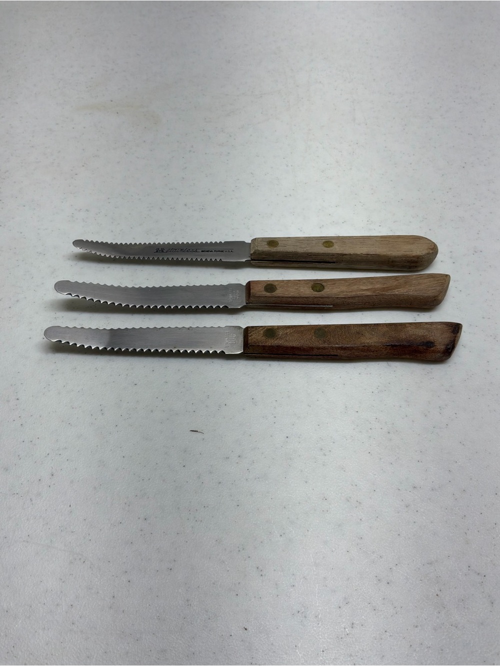 Grapefruit Knives Vintage Set of 3 One Geneva Two Made in Japan